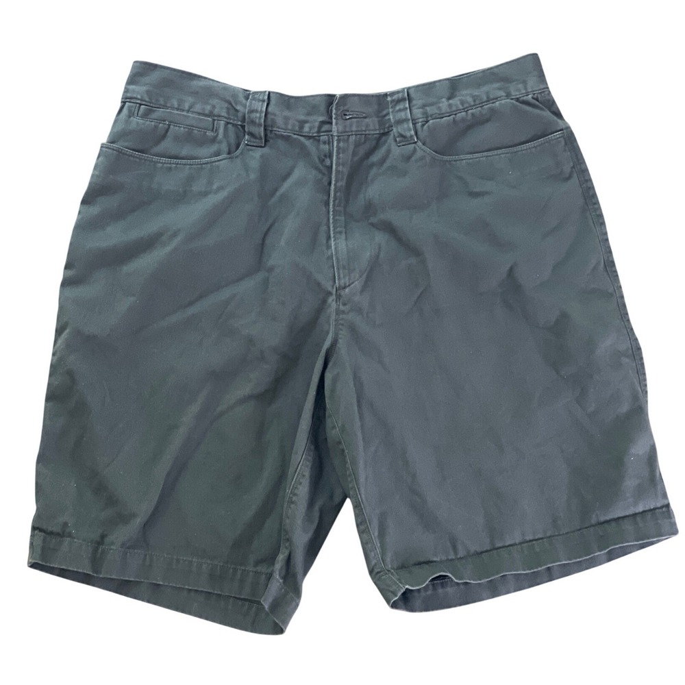 The North Face Mens Shorts Tekware Cotton Flat Front 36 Black Gorpcore Hiking